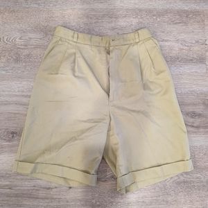 Vintage pleated shorts.